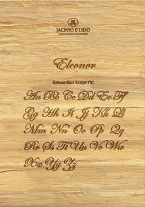 Dry Emboss on Leatherette - Jacinto & Lirio