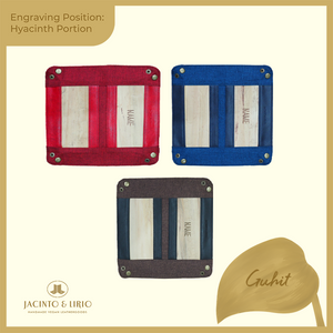 Logo Engraving Personalization on Water Hyacinth Portion - Jacinto & Lirio