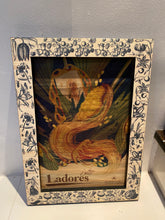 Load image into Gallery viewer, Litrato Water Hyacinth Canvas Wall Art with Wood Built Up and Printed Wooden Picture Frame - Jacinto &amp; Lirio