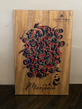 Load image into Gallery viewer, Imahe Water Hyacinth Canvas Wall Art with Wood Built Up - Jacinto &amp; Lirio