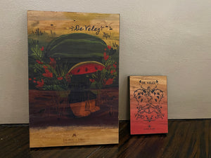 Imahe Water Hyacinth Canvas Wall Art with Wood Built Up - Jacinto & Lirio