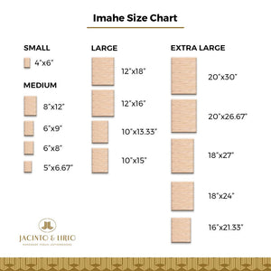 Imahe Water Hyacinth Canvas Wall Art with Wood Built Up (Extra Large) - Jacinto & Lirio