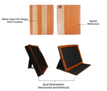 Load image into Gallery viewer, iPad Vegan Leather Heat Reflective iPad Case with Horizontal and Portrait Orientation ICVH - Jacinto &amp; Lirio