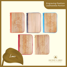 Load image into Gallery viewer, Logo Engraving Personalization on Leatherette Portion - Jacinto &amp; Lirio