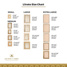 Load image into Gallery viewer, Litrato Water Hyacinth Canvas Wall Art with Wood Built Up and Printed Wooden Picture Frame (Medium) - Jacinto &amp; Lirio