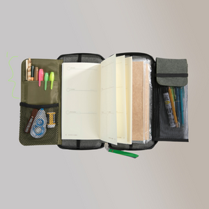 Fiesta Refillable Vegan Leather Traveler's Notebook Planner with Zipper - Standard Size (Panagbenga) - Jacinto & Lirio