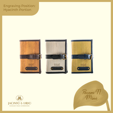 Load image into Gallery viewer, Logo Engraving Personalization on Water Hyacinth Portion - Jacinto &amp; Lirio