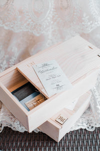 Kakaiba Wooden Box with Wooden Slide Cover - Jacinto & Lirio
