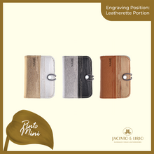Load image into Gallery viewer, Logo Engraving Personalization on Leatherette Portion - Jacinto &amp; Lirio