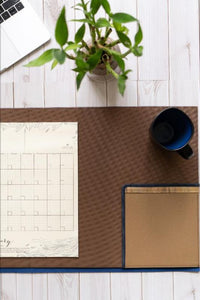 Jacinto & Lirio - WFH Desk Mat or Gaming Pad with Pockets and Card Holders
