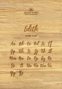 Dry Emboss on Leatherette - Jacinto & Lirio