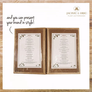 Vegan Leather Menu Holder - Jacinto & Lirio