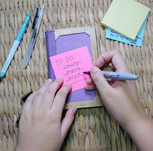 Load image into Gallery viewer, Pinto Mini Personalizable Passport Holder or Refillable Vegan Leather Journal - Jacinto &amp; Lirio